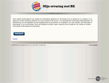 Tablet Screenshot of bk-feedback-nl.com